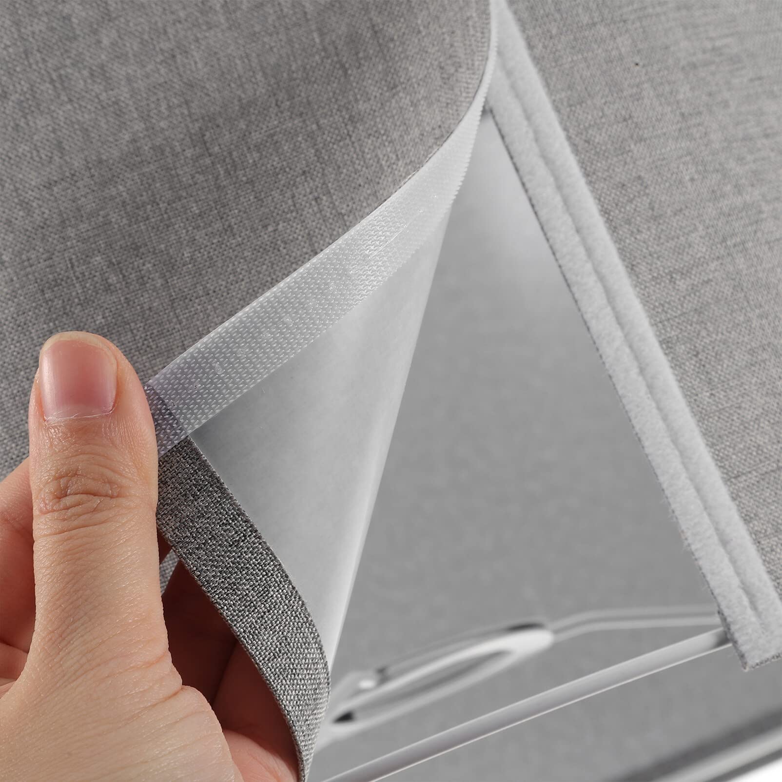 STOBOK 3-Pack Dark Grey Fabric Drum Lamp Shades - Classic Replacement for E27 Base Table & Floor Lamps - Perfect for Living Room, Bedroom, and Office Lighting Decor