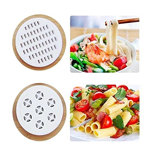 Best Manual Noodle Maker Machine for Home Use - Durable Plastic Pasta Press Tool for Fresh Homemade Noodles | Perfect for Italian Pasta, Asian Noodles & Kitchen DIY Projects