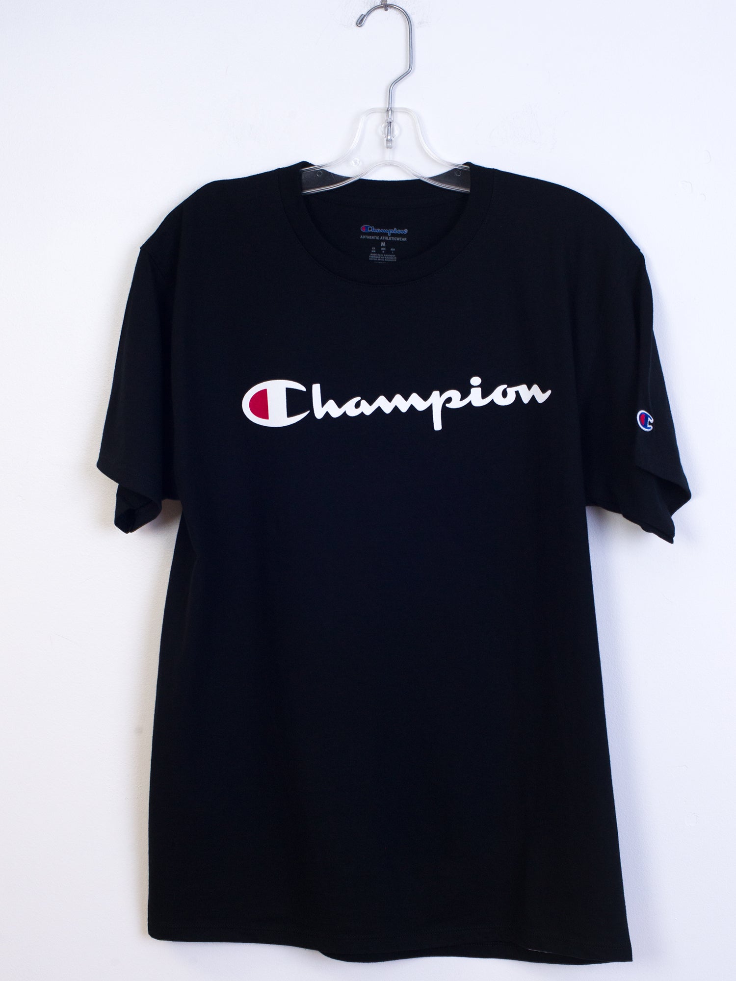 Champion Graphic T-Shirt for Men & Women - Soft Cotton Short Sleeve Tee - Clearance Sale - Perfect for Casual Wear, Gym & Street Fashion
