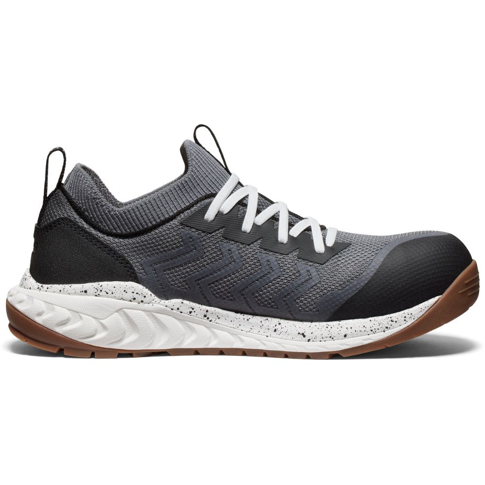 Keen Arvada Shift Men's Composite Toe Athletic Work Shoes - Lightweight & Safety Toe Certified for Construction, Warehouse & Outdoor Work (Grey)