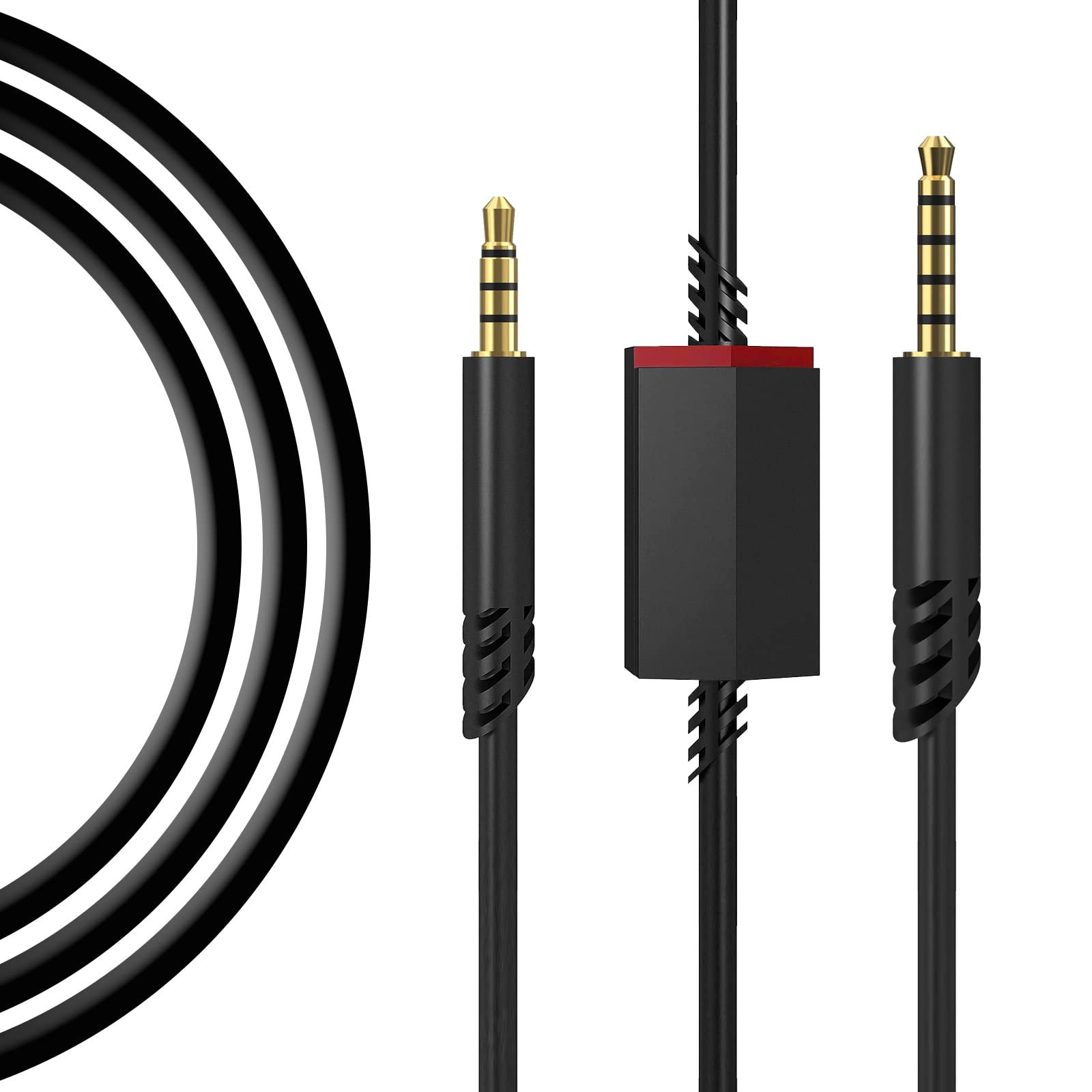 Replacement Cord for Astro A40 A30 A10 Gaming Headsets - 6ft Inline Mute Cable Compatible with PS5, PS4, Xbox One Controllers - Perfect for Gaming, Streaming & Voice Chat Sessions