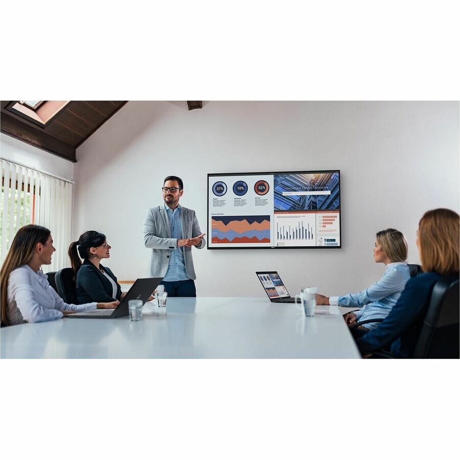 Dell P5524Q 55-Inch 4K UHD LED Monitor - Ultra HD Resolution for Gaming, Design & Office Work