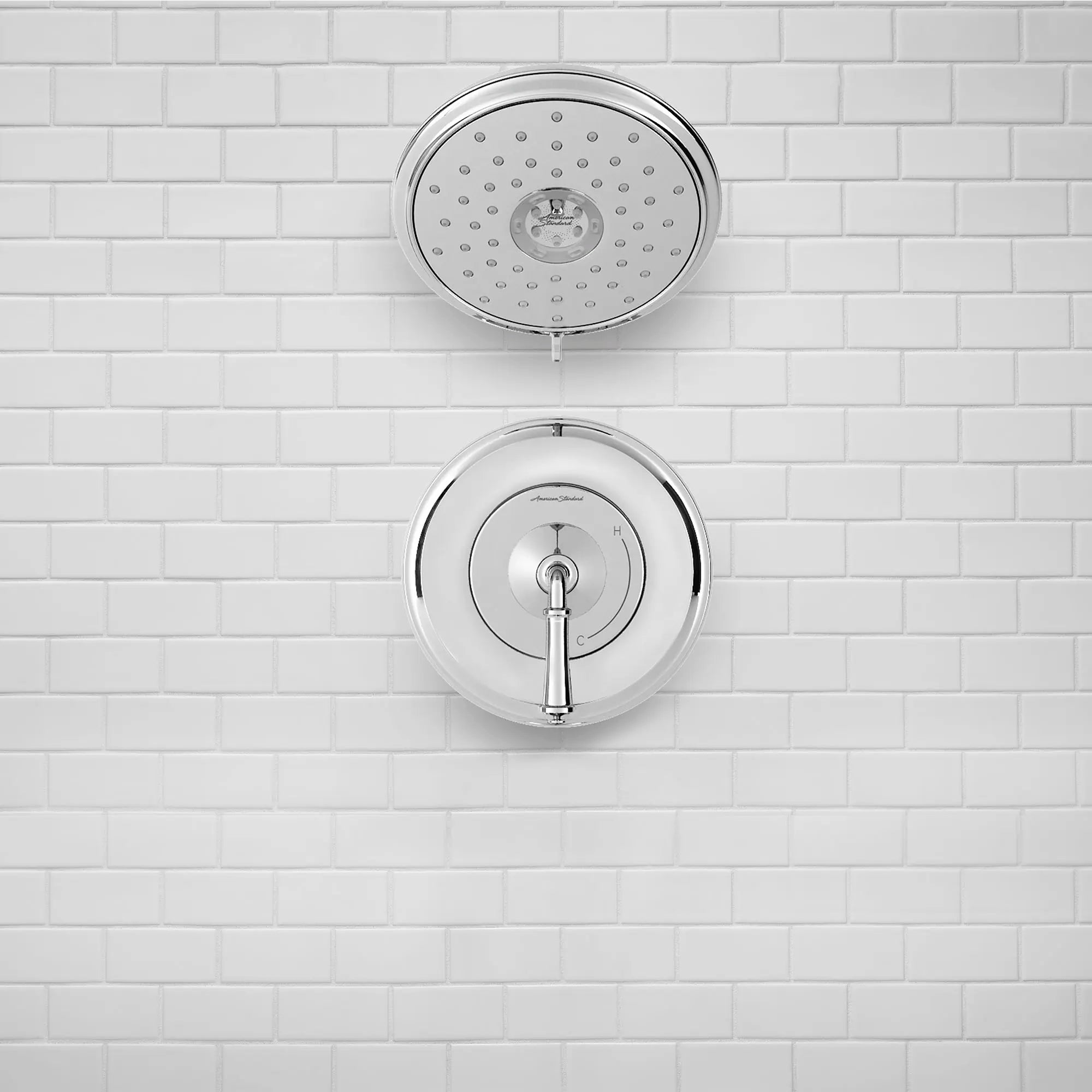 Delancey® 1.8 GPM Water Saving Shower Trim Kit - 4 Function Showerhead with Lever Handle for Bathroom & Spa Relaxation