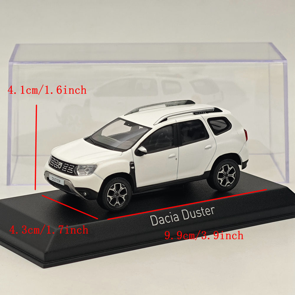 1/43 Scale Norev Dacia Duster 2020 Glacier White Diecast Model Car - Limited Edition Collectible for Display & Gift Giving - Perfect for Car Enthusiasts, Model Collectors, and Home/Office Decoration