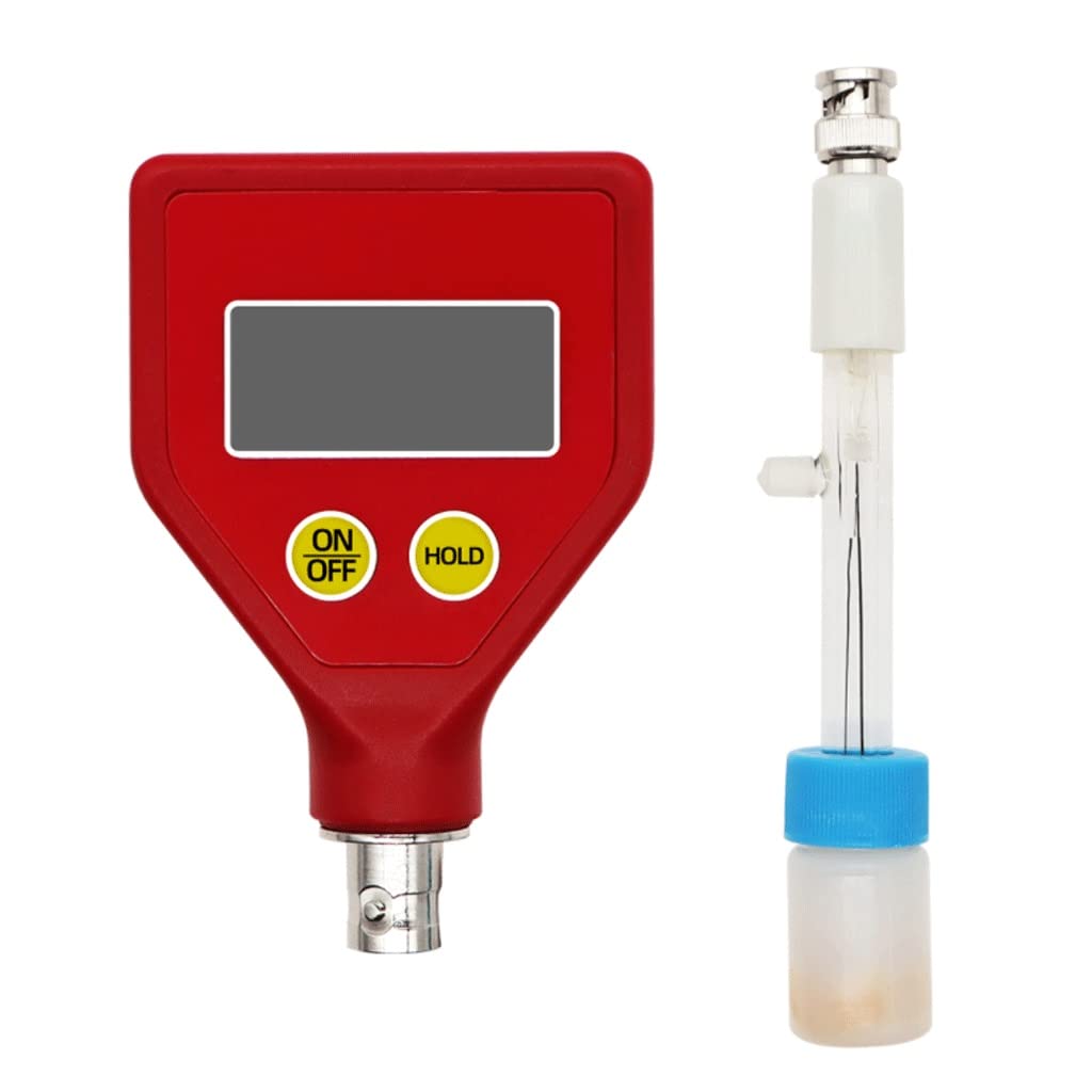 Accurate HFDGDFK Digital pH Meter with Sharp Glass Electrode - Professional Water, Milk, Cheese, Soil & Food pH Tester | Perfect for Home Brewing, Aquariums, Gardening & Laboratory Testing