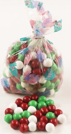 Scott's Cakes Christmas Chocolate Dutch Mints - 8 oz Bunny Hop Bag - Holiday Candy Gifts for Stocking Stuffers, Party Favors & Office Treats