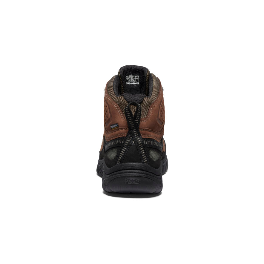 KEEN Targhee IV Mid WP Wide Waterproof Hiking Boots for Men - Durable Outdoor Trekking Shoes for Mountain Trails & Backpacking Adventures