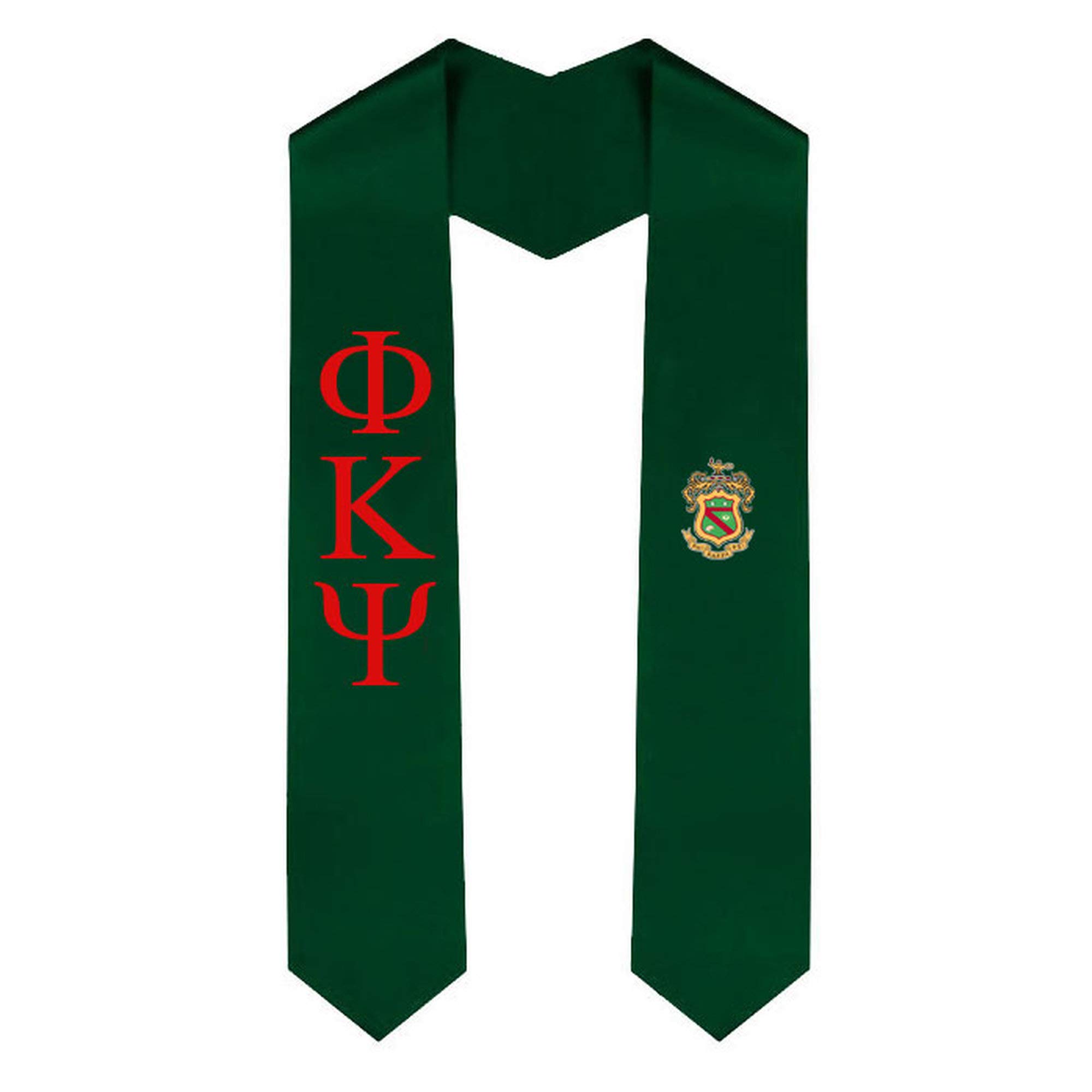 Phi Kappa Psi Greek Letter Graduation Stole with Embroidered Crest - Official Fraternity Sash for College Graduation Ceremonies & Alumni Events