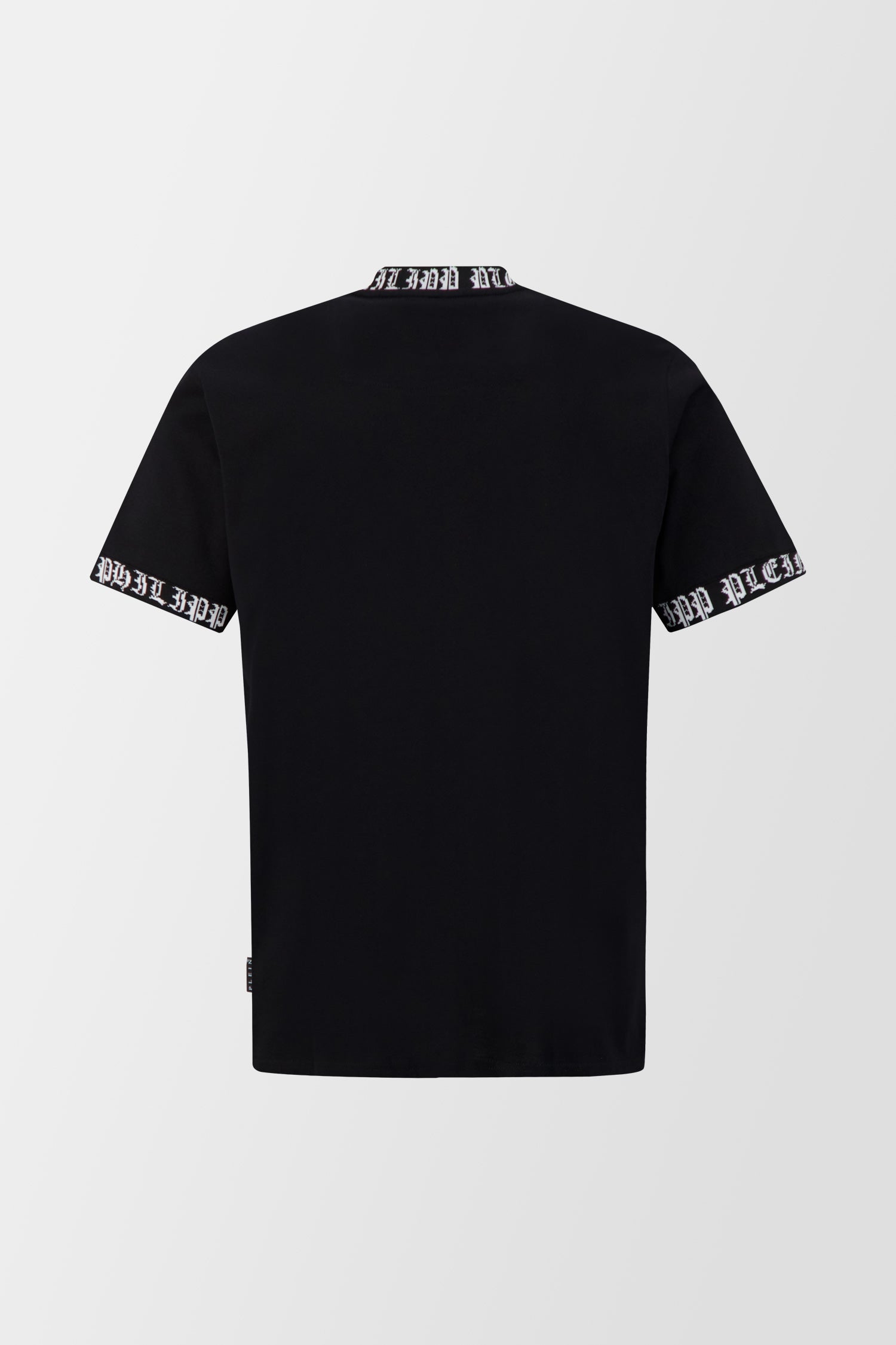 Philipp Plein Black & White Round Neck Short Sleeve T-Shirt for Men - Casual Streetwear & Everyday Comfort