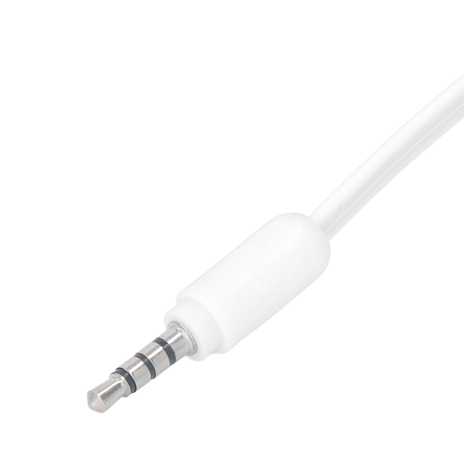 Vintage 3.5mm Retro Phone Handset - Crystal Clear Sound for iPhone & Smartphones - Perfect for Office, Home & Call Centers (White)