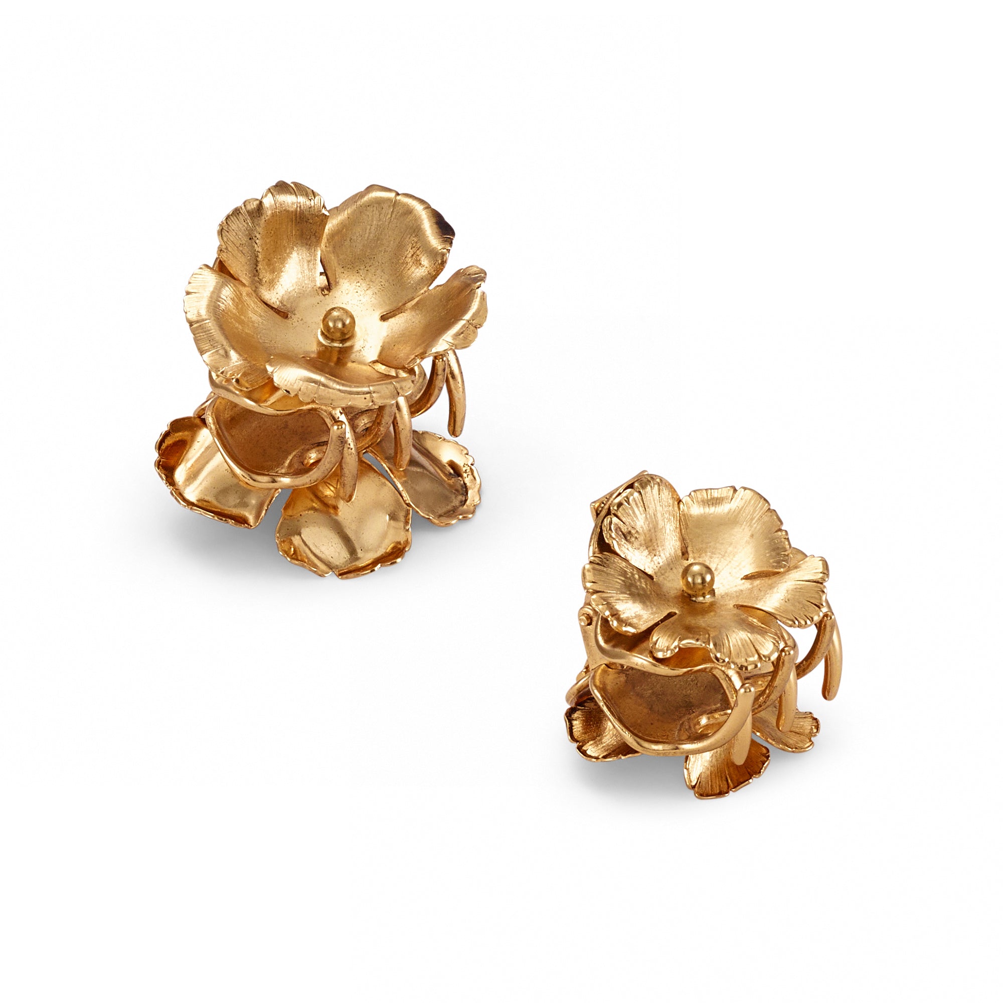 Eden Floral Hair Claw Clips Set of 2 - Large Boho Hair Clips for Women, Non-Slip Hair Accessories for Thick Hair - Perfect for Beach, Wedding, and Everyday Hairstyles