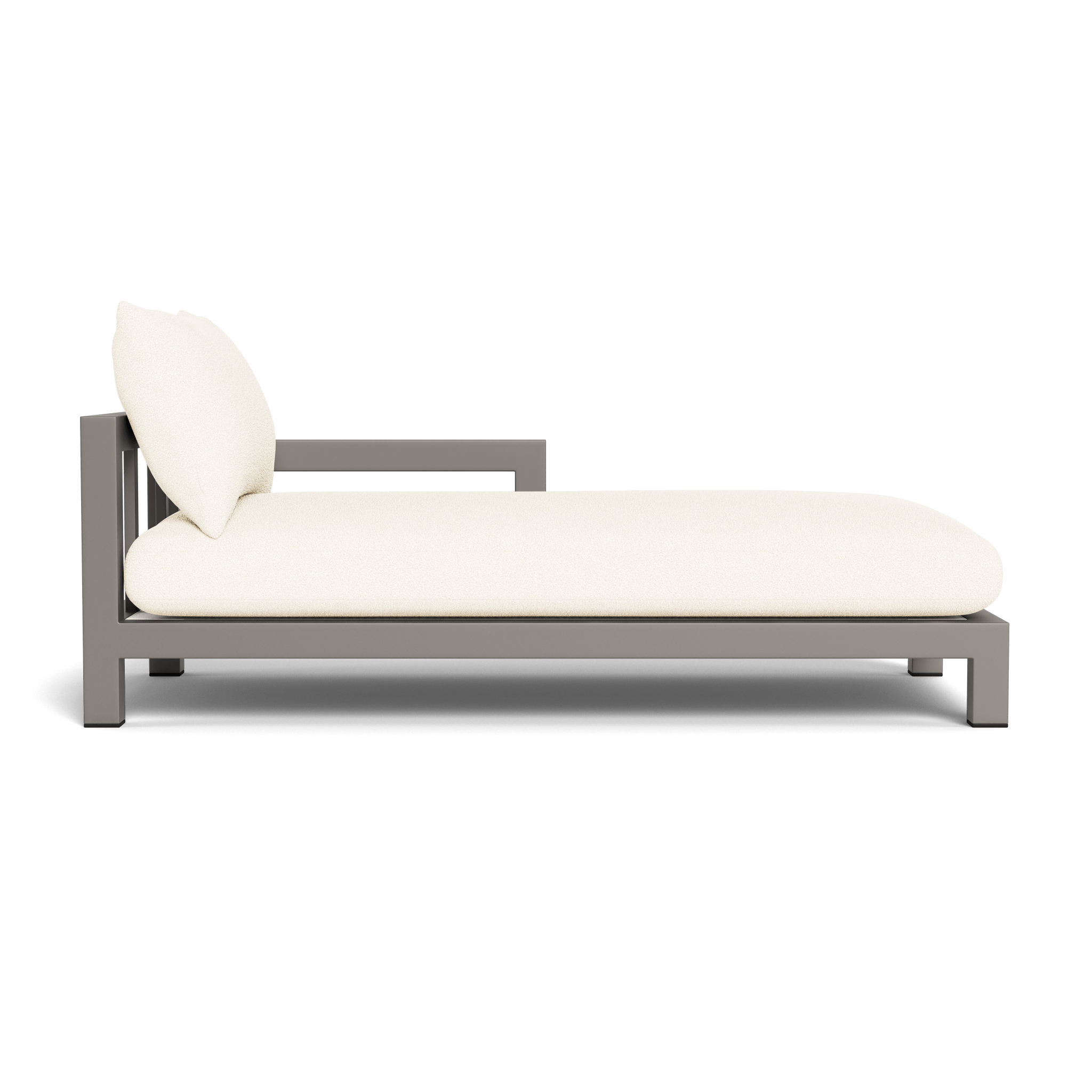 Pacific Aluminum Chaise Lounge Chair - Lightweight & Durable Outdoor Patio Furniture for Poolside, Beach, Garden Relaxation