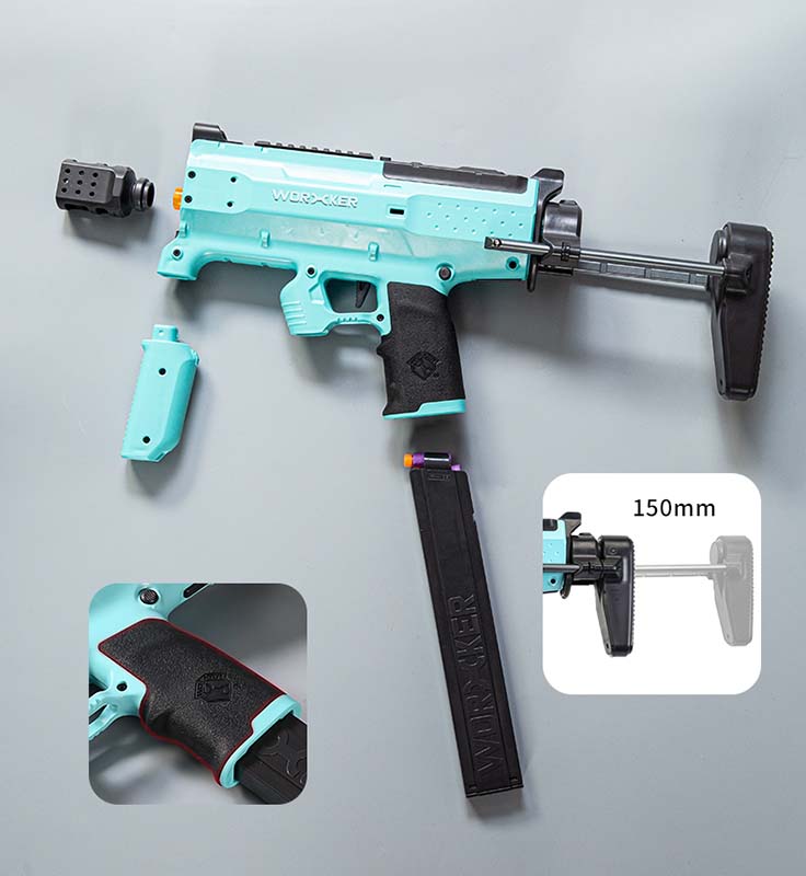 Worker Phoenix 2.0 Electric Dart Blaster - High Performance Foam Dart Gun for Outdoor Games & Target Practice | Perfect for Nerf Battles, Backyard Fun & Team Competitions