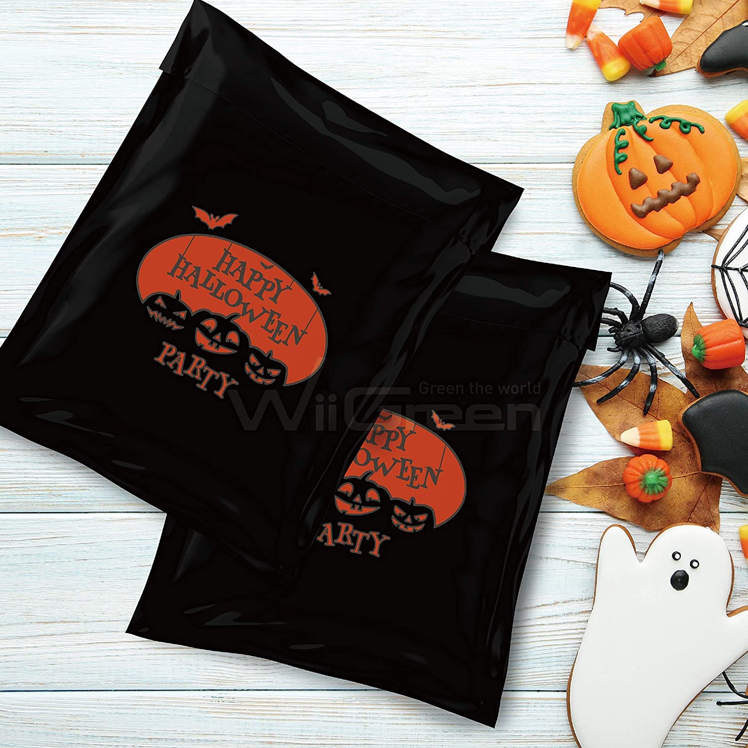 500 PCS Halloween Poly Mailers 6x9 Inches 2.5 MIL - Self Seal Waterproof Shipping Envelopes, Durable Tear-Resistant Mailing Bags for Ecommerce, Gift Packaging, Party Favors & Postal Deliveries