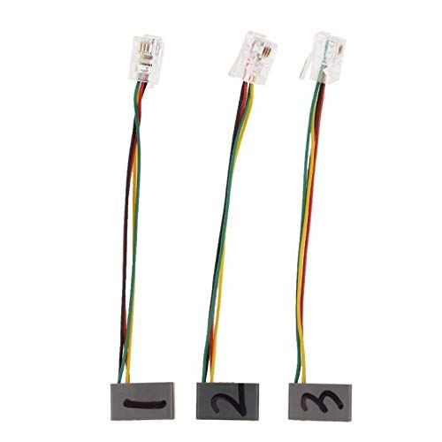 RJ9 4P4C Male to 3.5mm Female Adapter Cable - 3.5mm Headset Jack to RJ9 Phone Connector for Avaya & Cisco Desk Phones - Perfect for Office Communication & Call Center Setups