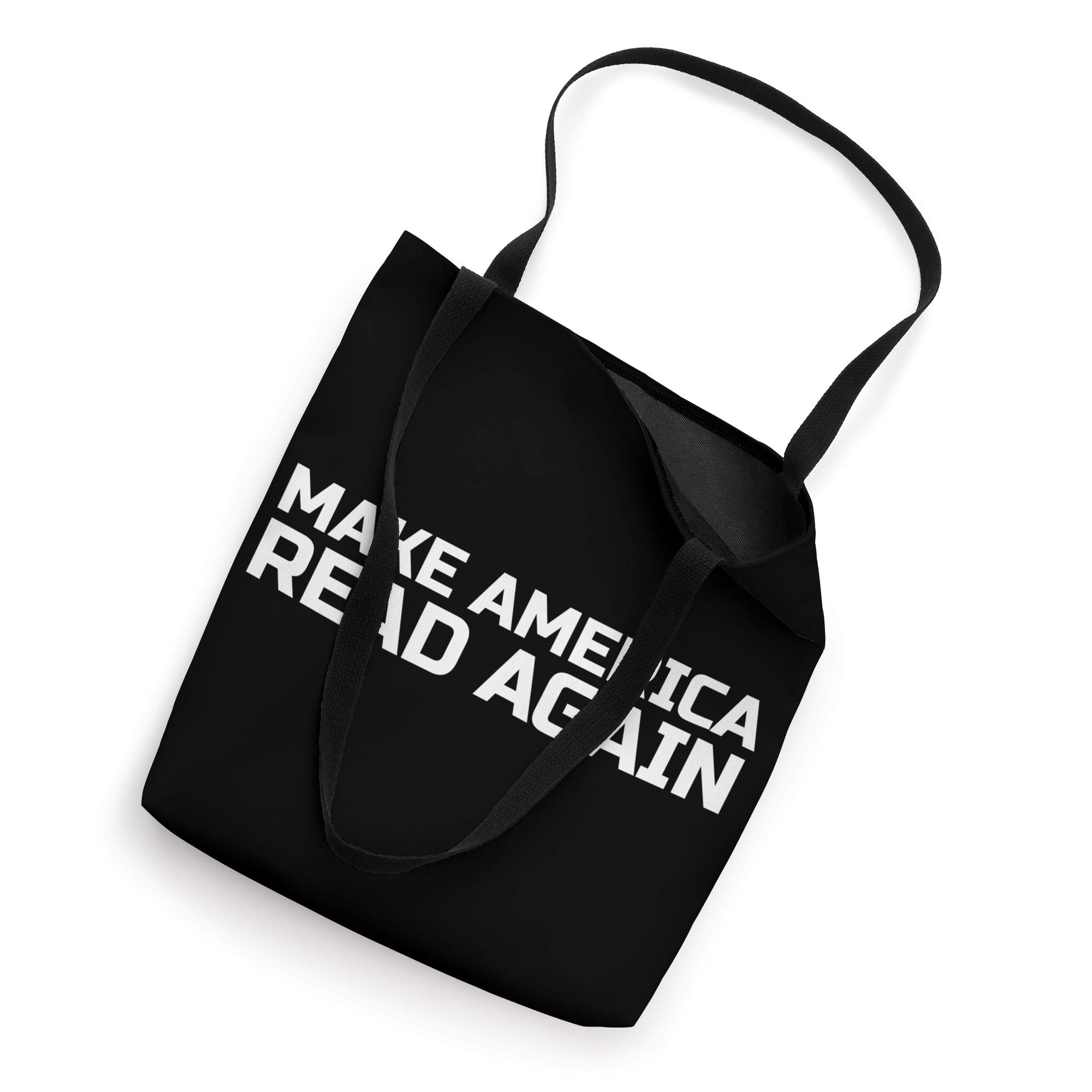 Make America Read Again Tote Bag - Classic Cotton Reusable Shopping Bag for Books, Groceries & Everyday Use | Eco-Friendly & Durable