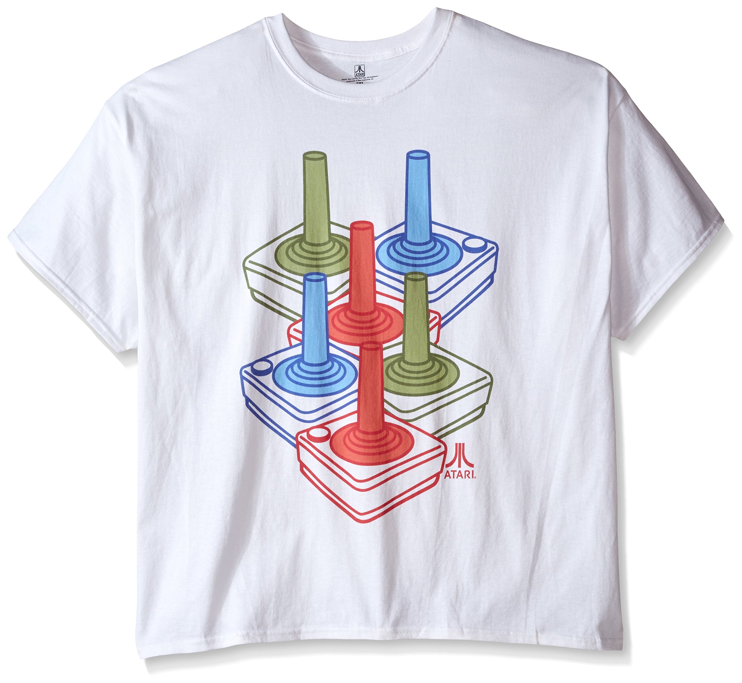 Atari Retro Gaming Men's T-Shirt - Classic Joystick Design - Comfortable Cotton Tee for Gamers, Casual Wear & Video Game Conventions