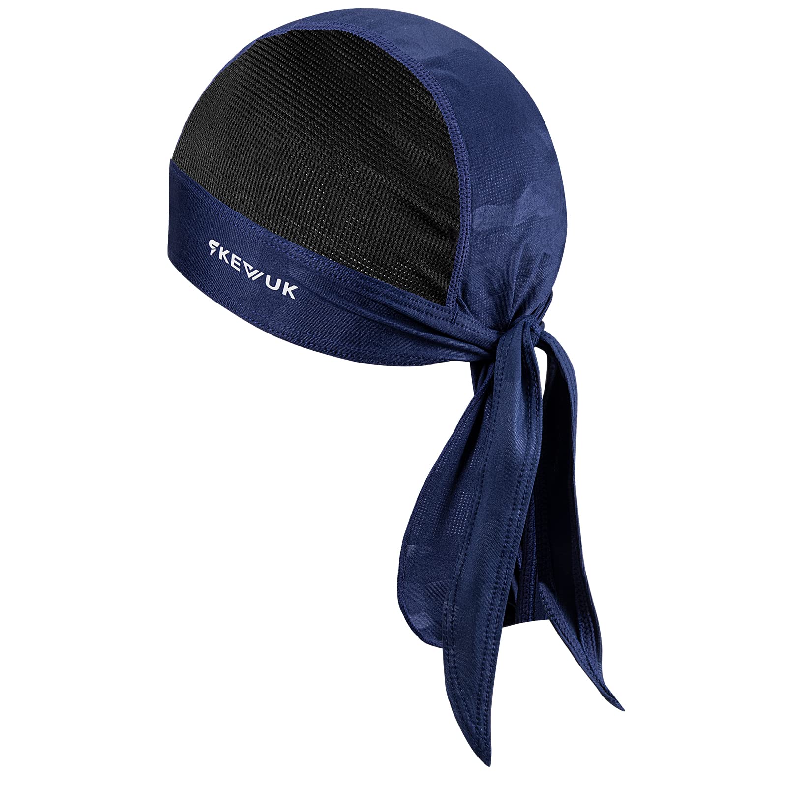 Men's Bandana - Durable UV Protection Sweat Absorbent Breathable Pirate Scarf for Running, Cycling, Summer - Unisex Sports Headwear for Under Helmet Use