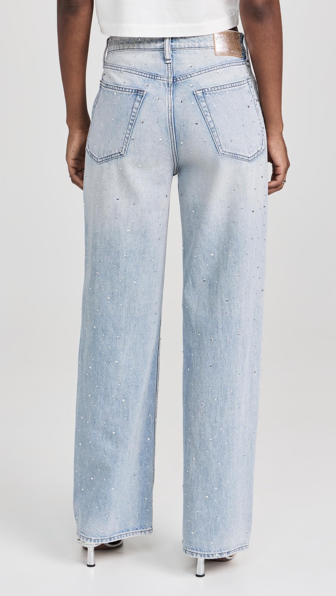 rag & bone Women's Logan Jeans - High Waist Slim Fit Stretch Denim Pants for Everyday Wear & Office Style