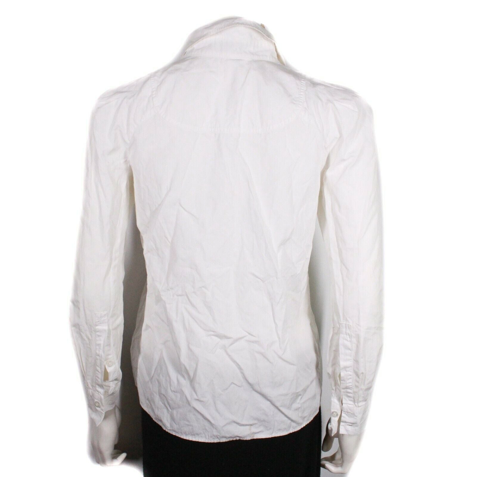 Louis Vuitton Women's White Button Down Shirt Size 36 (US 4) - Elegant Office Wear & Casual Chic Outfits
