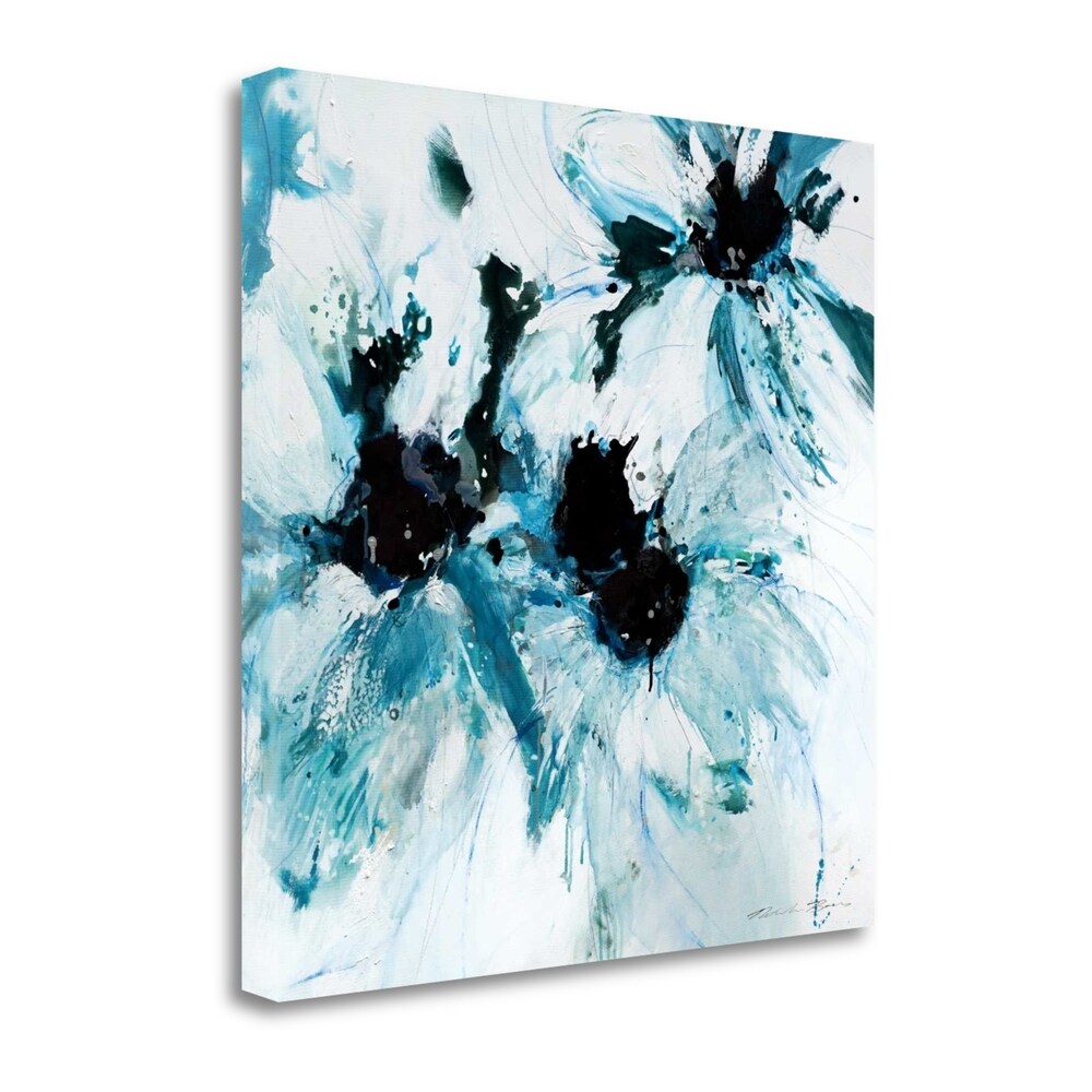 Blue Crush II By Natasha Barnes - Premium Fine Art Giclee Print on Gallery Wrapped Canvas, Ready to Hang Wall Decor - Perfect for Living Room, Bedroom & Office Artwork