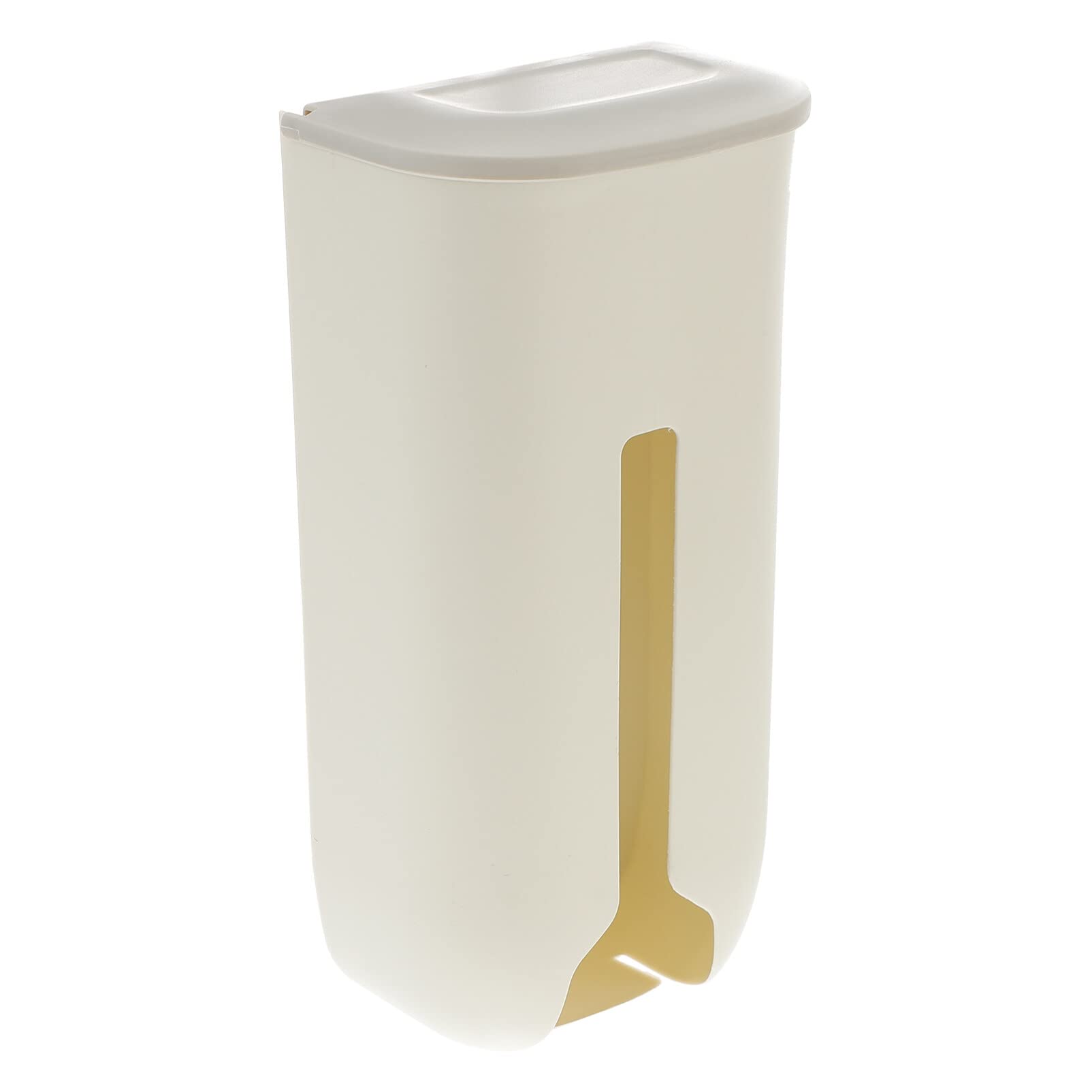 UPKOCH Wall Mount Plastic Bag Holder - Grocery Bag Dispenser & Organizer for Kitchen, Bathroom, Laundry - White Folding Bag Saver, Hanging Trash Bag Storage & Recycling Container (Perfect for Organizing Shopping Bags, Trash Bags & Recycling)