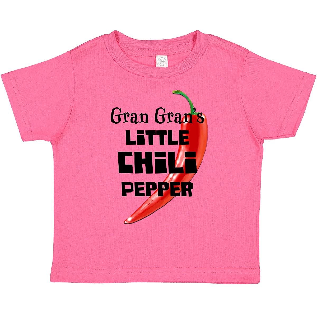 Inktastic Gran Gran's Little Chili Pepper Toddler T-Shirt - Cute Baby Clothes for Boys & Girls - Perfect for Family Outings, Playdates & Photo Shoots