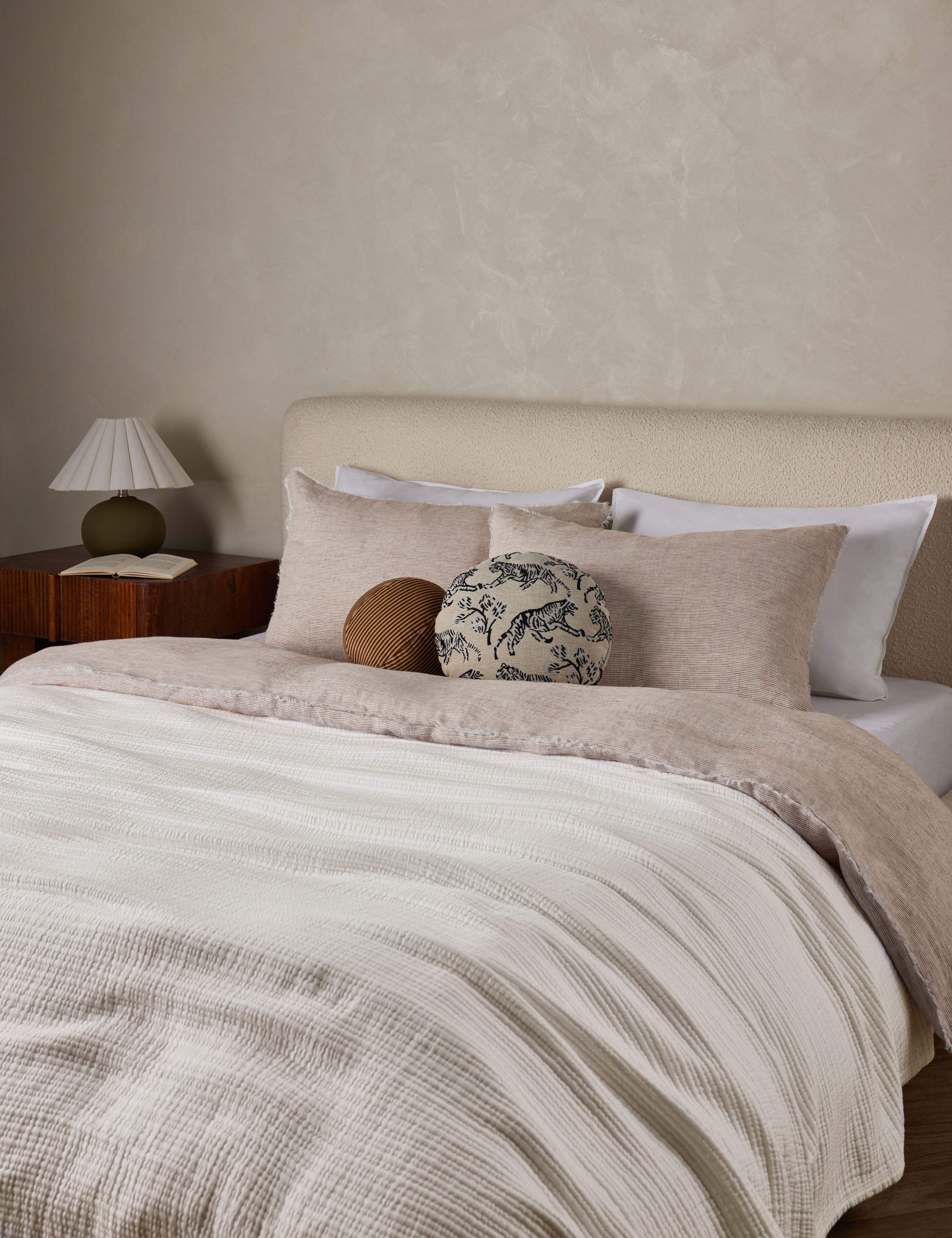 Chatham Cotton Matelasse Coverlet by Pom Pom at Home - Luxury Bedspread for Master Bedroom & Guest Room Decor - Perfect for All-Season Comfort