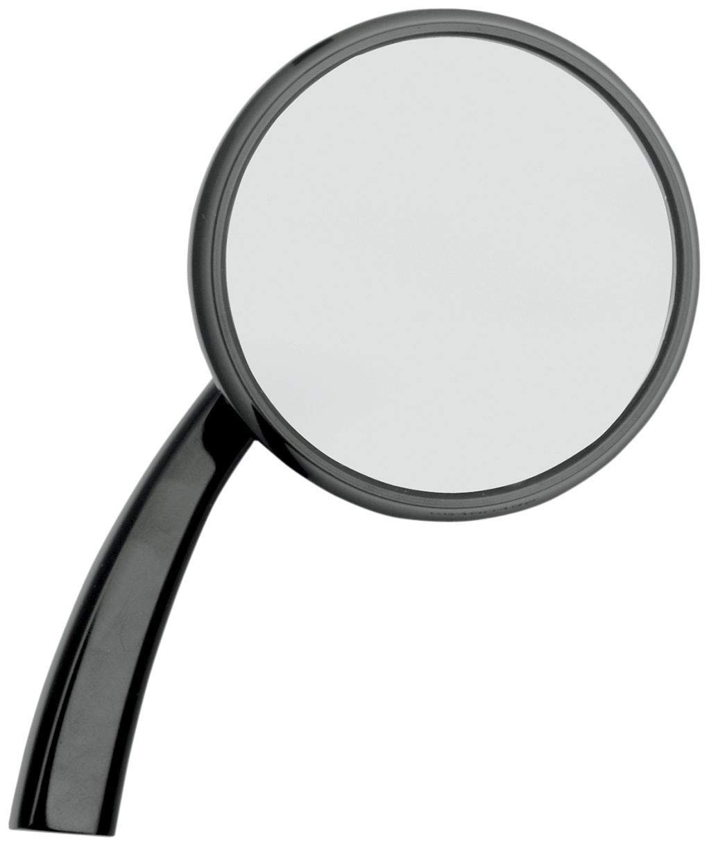 Todd's Cycle Right Black Shooter Mirror SMR-2 - Durable Motorcycle Handlebar Mirror for Safe Riding & Adventure Trips