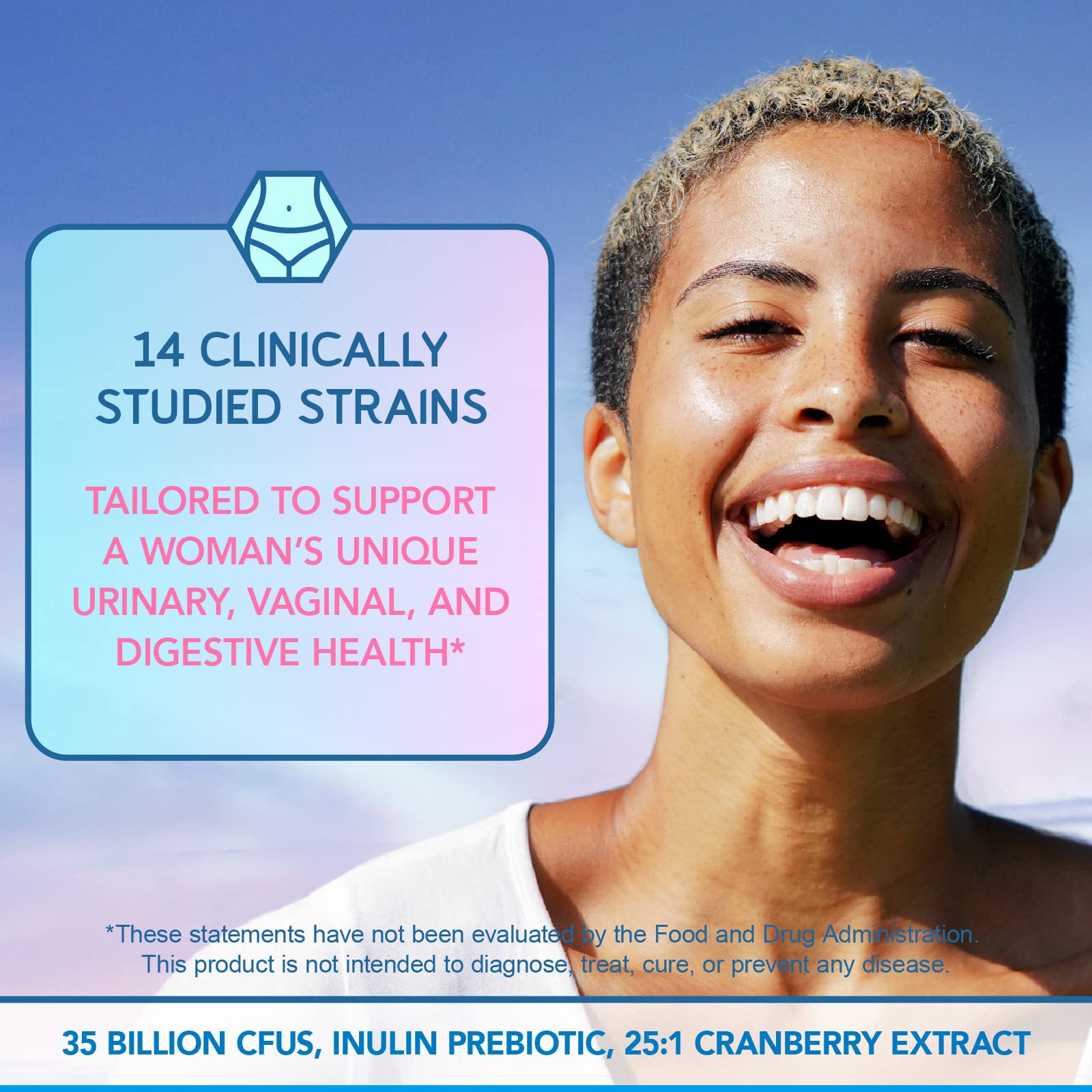 BioEmblem Beauty Probiotics for Women – 35 Billion CFU, 14 Strains with Biotin & Collagen – Digestive Health, Hair, Skin & Nails Support – Vaginal Probiotic Supplement – Shelf Stable – 90 Capsules – Perfect for Daily Wellness & Beauty Routine