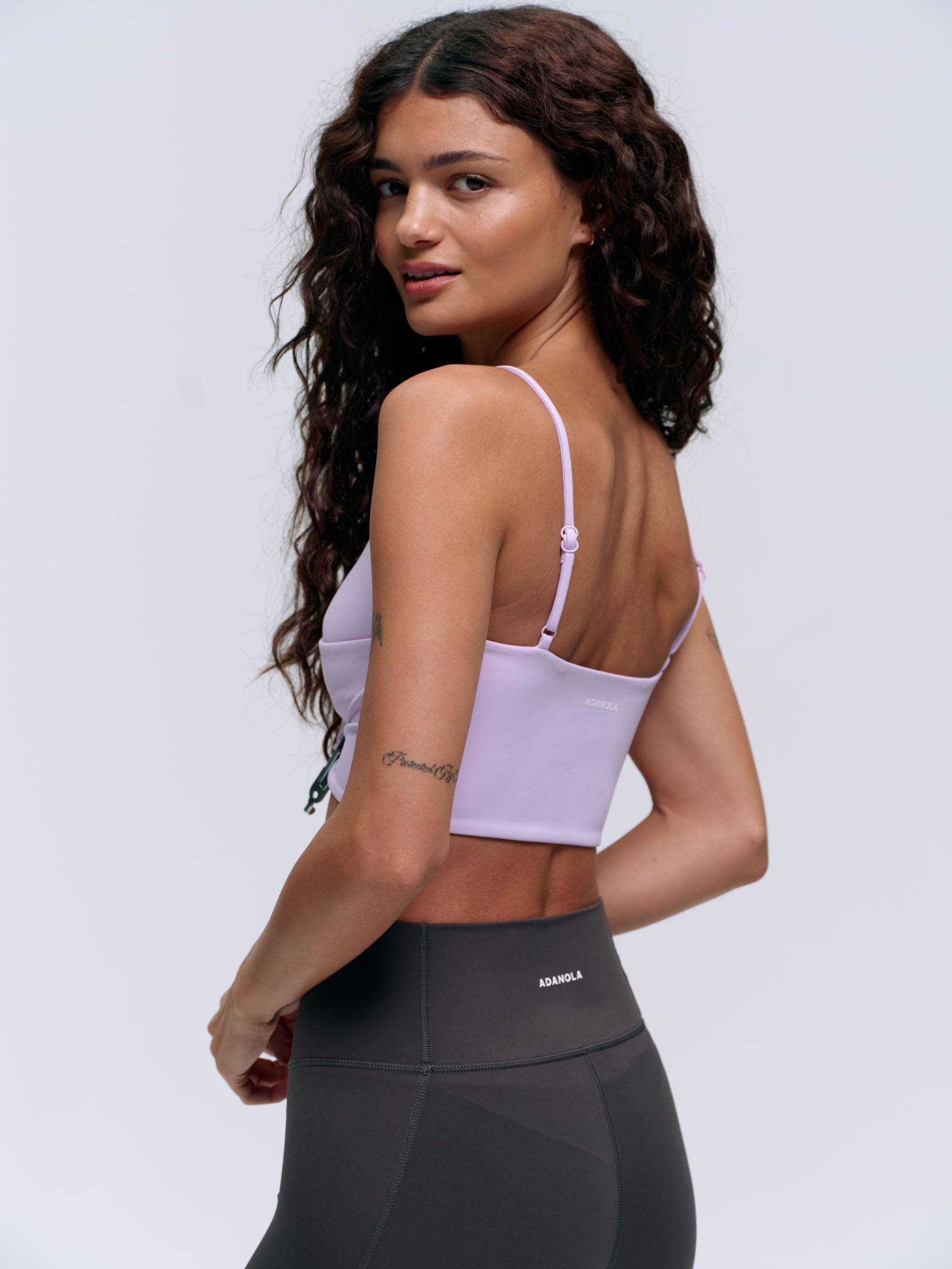 Ultimate Wrap Bra - Comfortable & Supportive Wireless Bra in Lilac for Yoga, Workouts & Everyday Wear