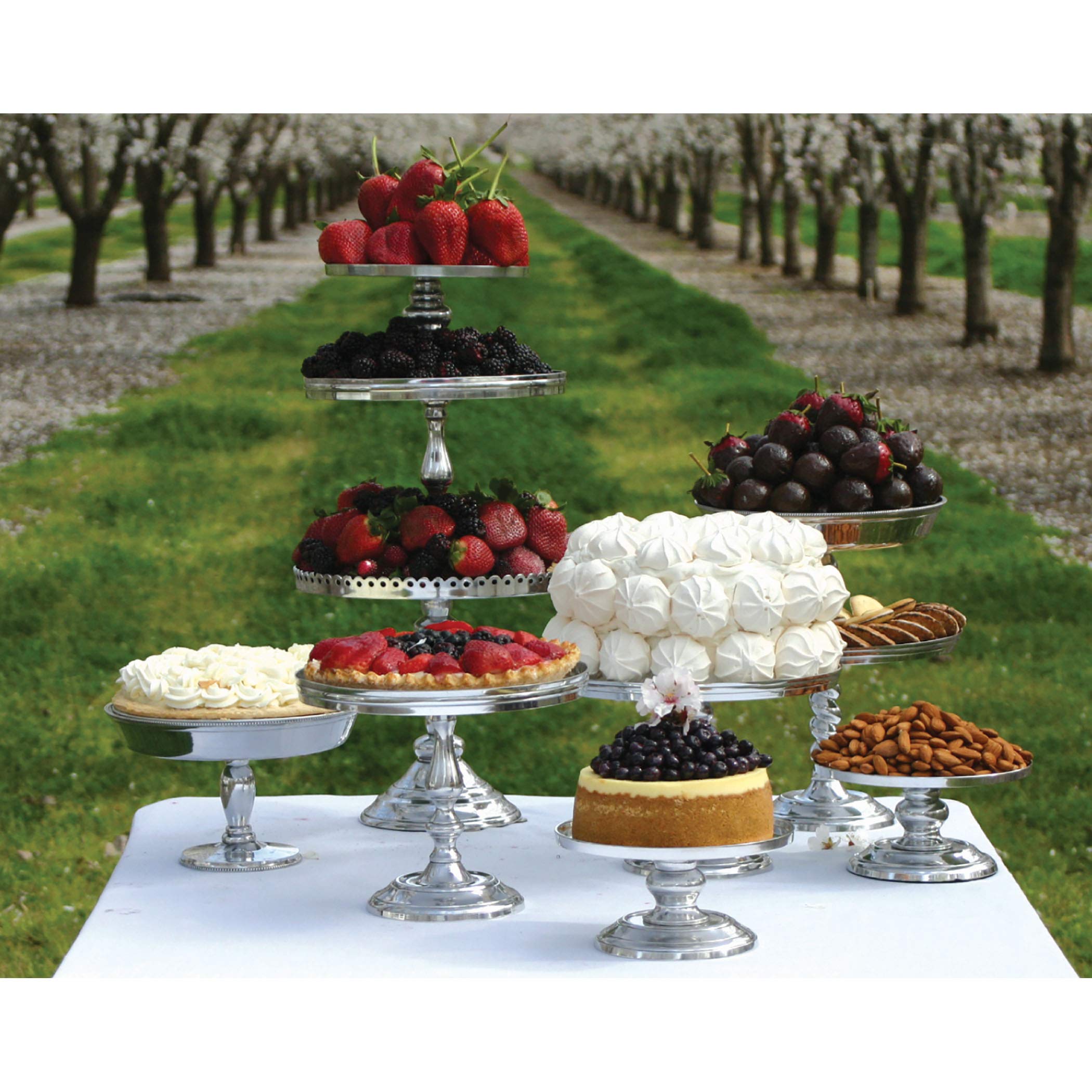 Elk Lighting Aluminum Cake Stand - Kitchen Decor for Desserts, Pastries & Party Display - Perfect for Weddings, Birthdays & Home Baking