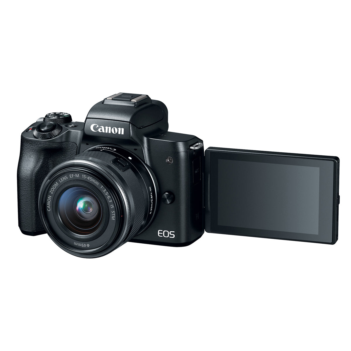 Canon EOS M50 Mirrorless Camera with 15-45mm & 55-200mm Lenses Kit - Perfect for Vlogging, Travel Photography and Content Creation