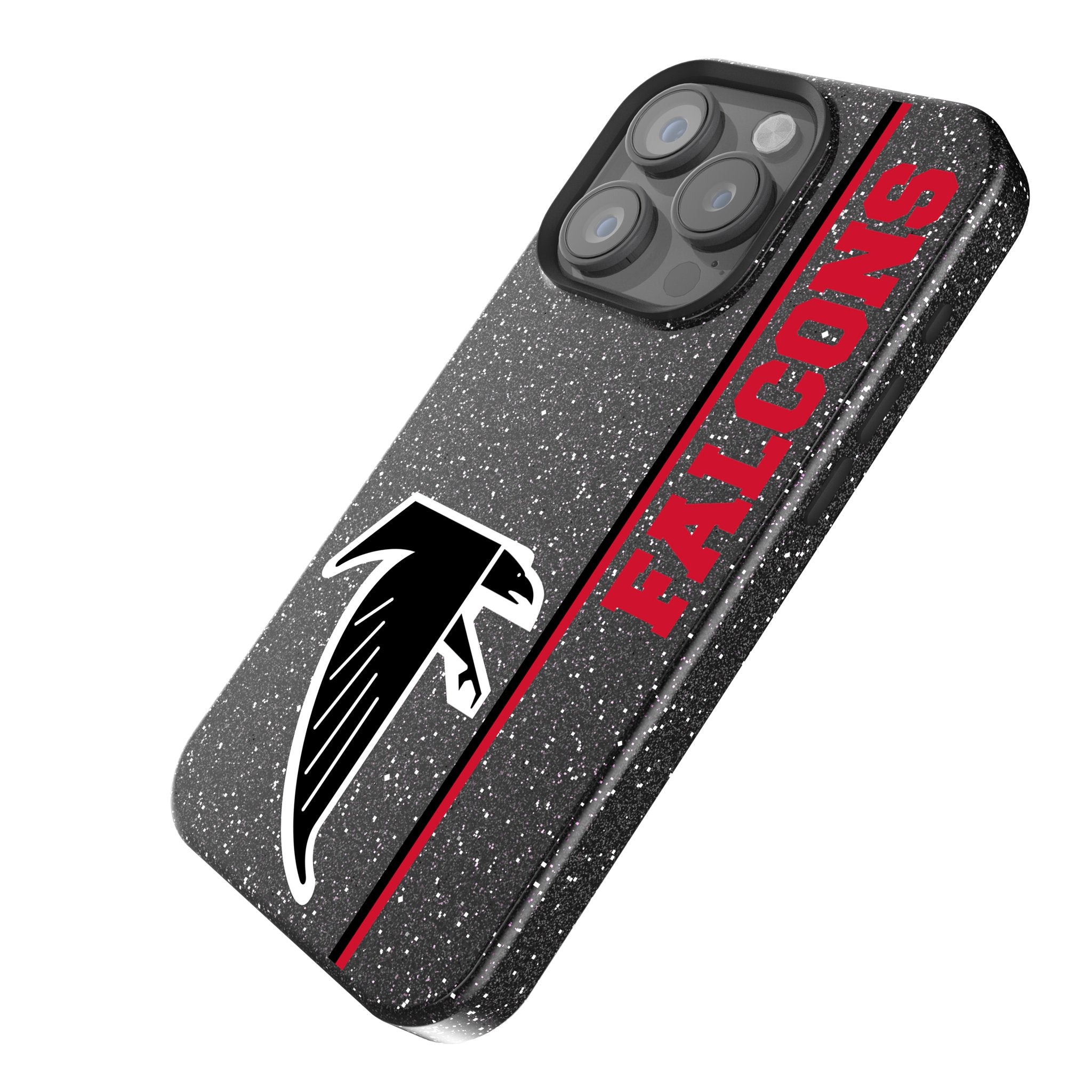Atlanta Falcons Classic Sidebar Bling Phone Case - Stylish NFL Team Design for iPhone & Samsung - Perfect for Game Day & Falcons Fans