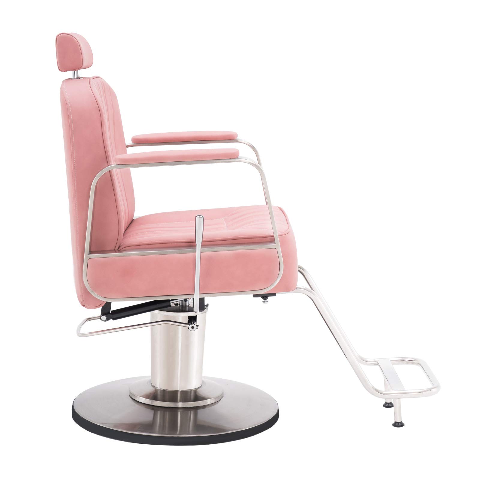**Professional Hydraulic Barber Salon Chair for Hair Stylists - All-Purpose Beauty Spa Styling Chair with Adjustable Height (Pink) - Perfect for Hair Salons, Barbershops & Home Styling**
