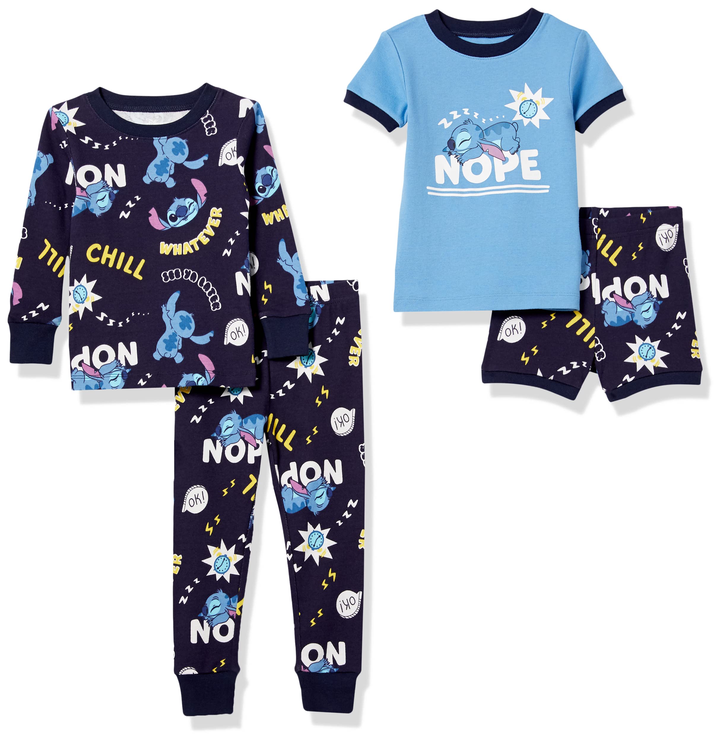 Spotted Zebra Disney Marvel Star Wars Frozen Baby Toddler Boys' Cotton Pajama Sets - Soft Snug-Fit Sleepwear for Kids, Perfect for Bedtime & Lounging