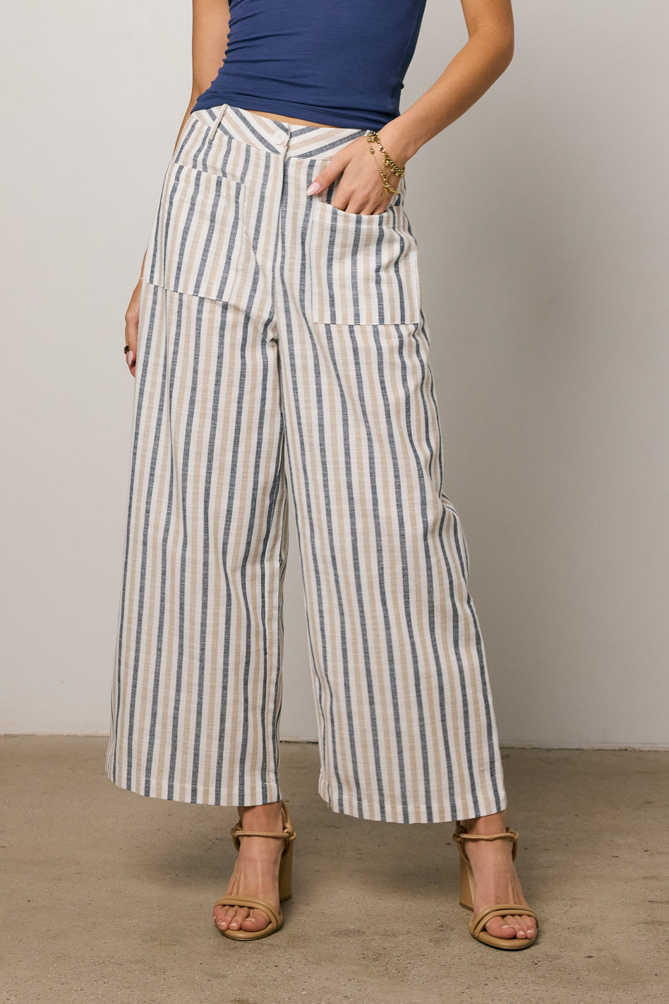 Liam Striped Pants for Men - Comfortable Casual Trousers with Elastic Waist | Perfect for Office, Travel & Everyday Wear - FINAL SALE