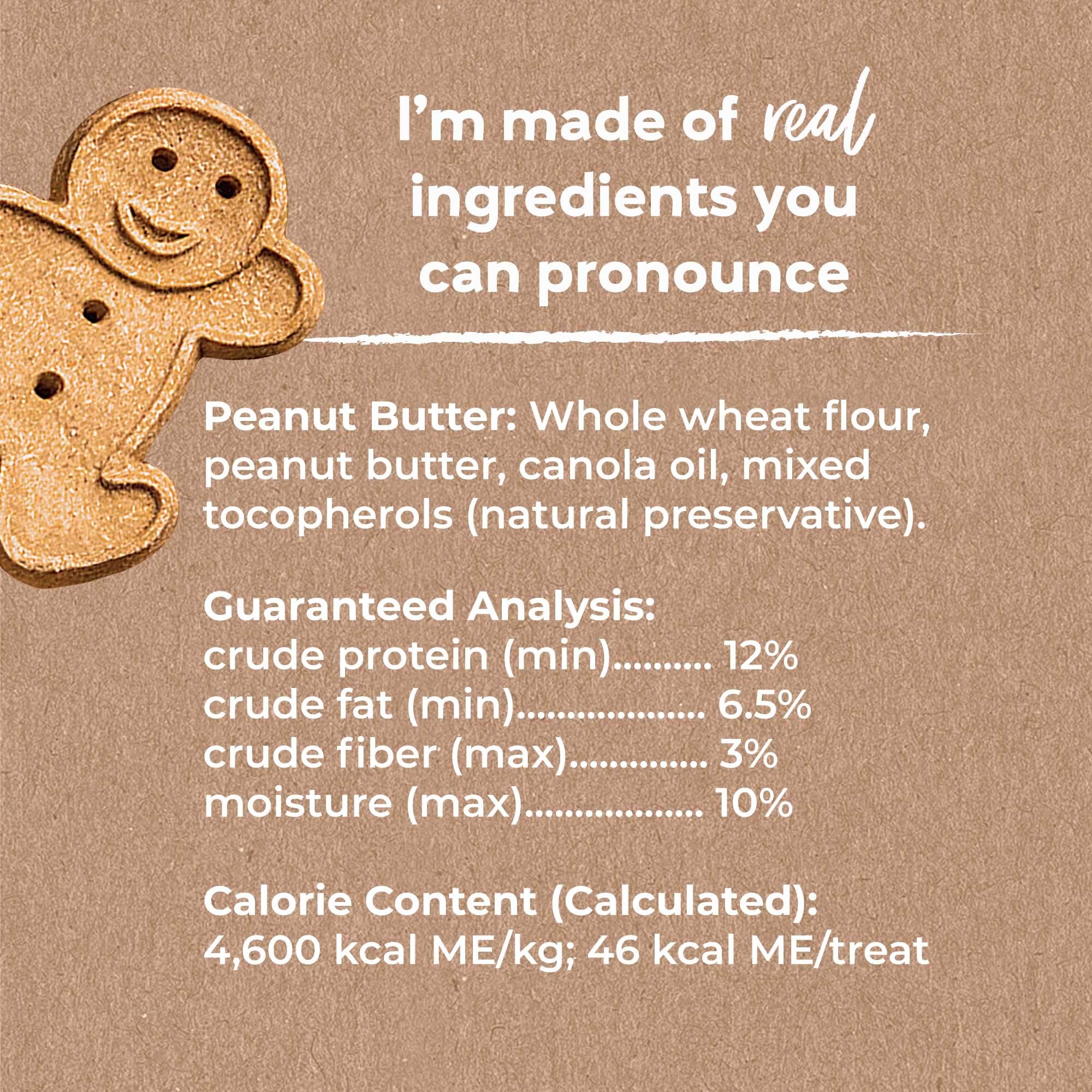 Buddy Biscuits Oven Baked Dog Treats with Peanut Butter & Whole Grain - 6 Pack (96 oz) - Healthy Crunchy Snacks for Training, Rewards & Dental Care - Perfect for Small, Medium & Large Dogs