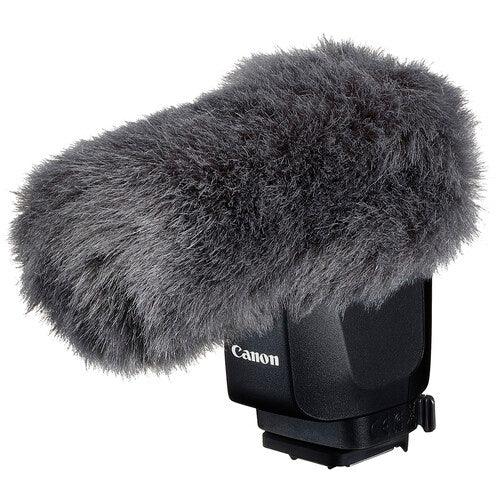 Canon DM E1D Stereo Microphone - Professional Stereo Condenser Mic for DSLR Cameras, Vlogging, YouTube Videos & Live Streaming - Crisp Audio for Interviews, Podcasts & Content Creation