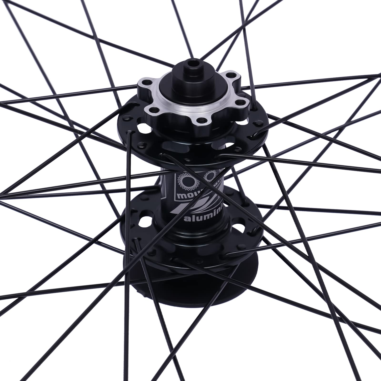 29 Inch Mountain Bike Wheelset - Disc Brake Ready, Aluminum Alloy Rims, Quick Release for Cassette - Perfect for Trail Riding & Off-Road Cycling