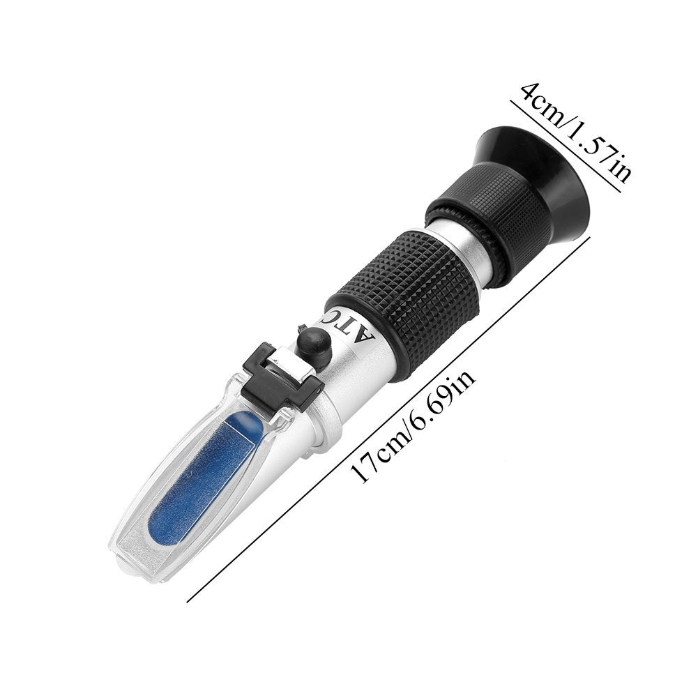 Digital Refractometer for Aquarium & Seawater 0-10% Salinity with ATC - Perfect for Marine Fishkeeping & Pool Testing