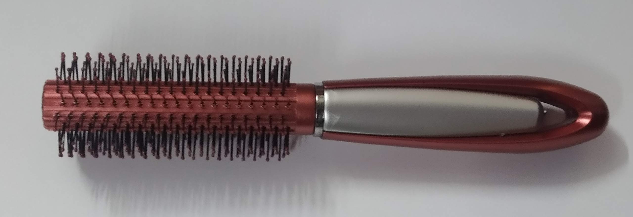 Vankab Salon Maroon Round Hair Brush for Men & Women - Professional Hair Curler Styling Brush for Smooth & Shiny Hair - Perfect for Home & Salon Use