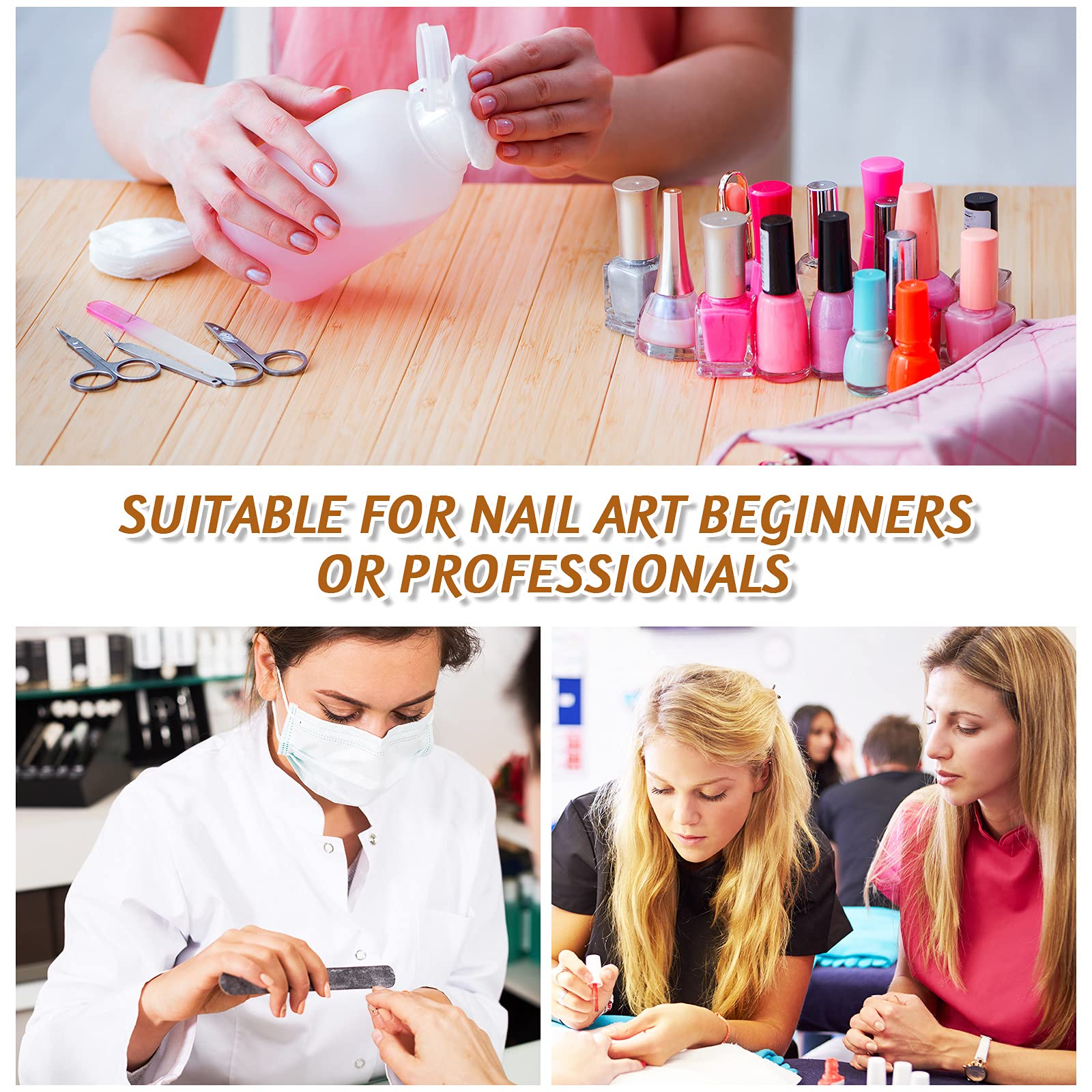 Maitys 2 Pack Silicone Practice Finger - Fake Nail Training Hand Model for Acrylic Nails, Gel Polish & Nail Art DIY - Flexible Nail Art Accessories (Light Color) - Perfect for Beginners, Salon Training & Home Practice