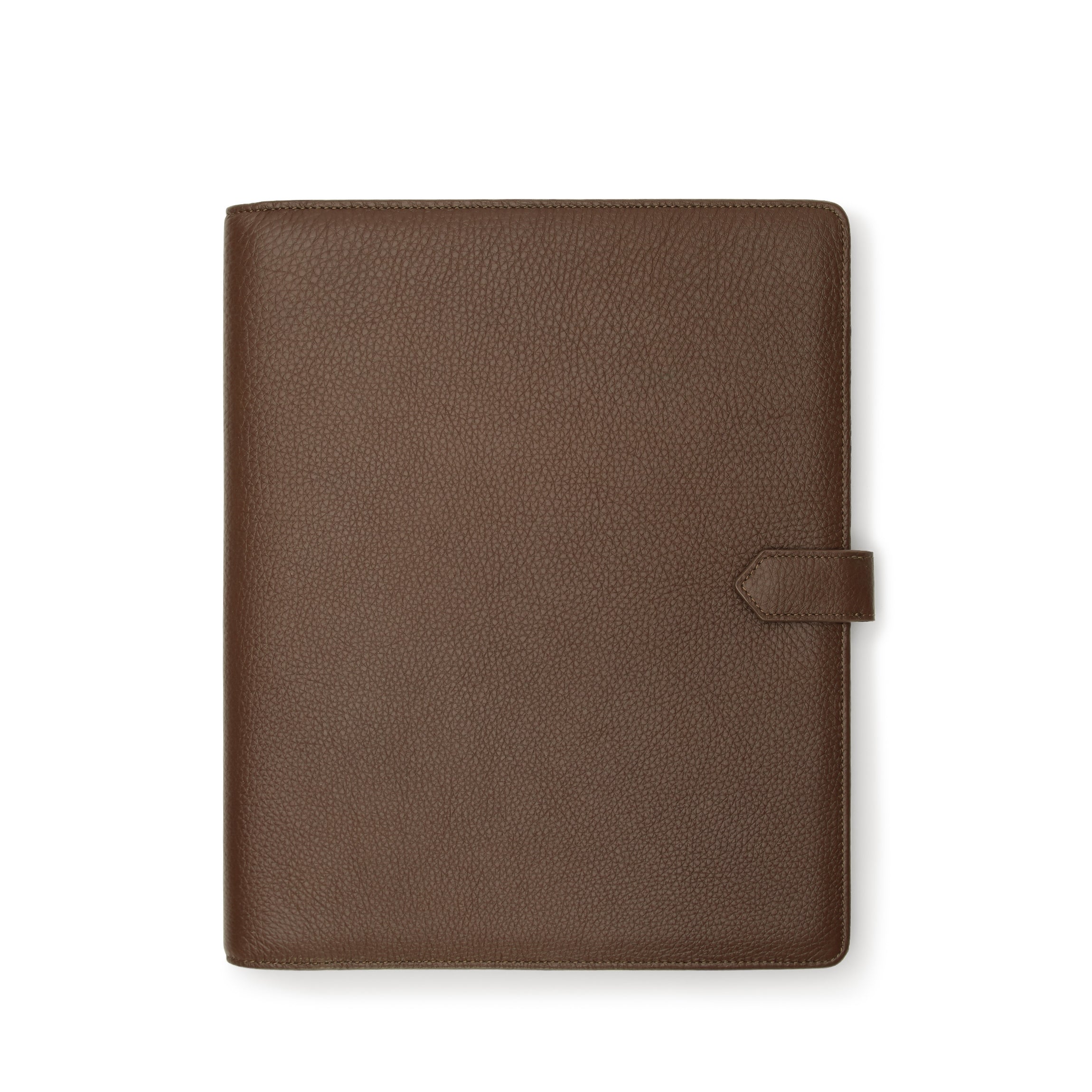 Premium Cocoa Brown Letter Snap Bound Journal - Lined Notebook for Writing, Note Taking & Journaling - Perfect for School, Office & Creative Projects