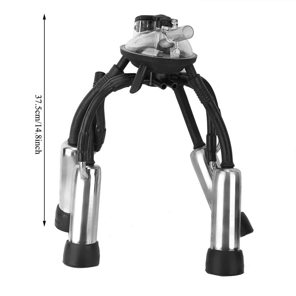 240CC Cow Milking Cluster Replacement - Durable Milking Machine Cup Set with Milk Claw for Dairy Farm Use | Ideal for Herd Management & Milk Production