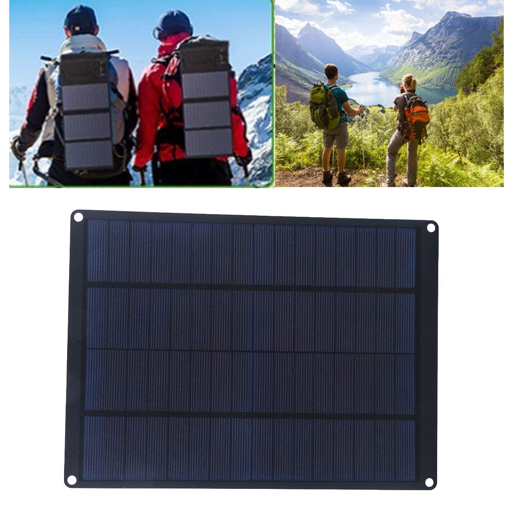 Portable Solar Charger - Waterproof & Durable Solar Panel for Outdoor, Camping, Hiking, Emergencies - Reliable Power Bank for Phones, Tablets & USB Devices