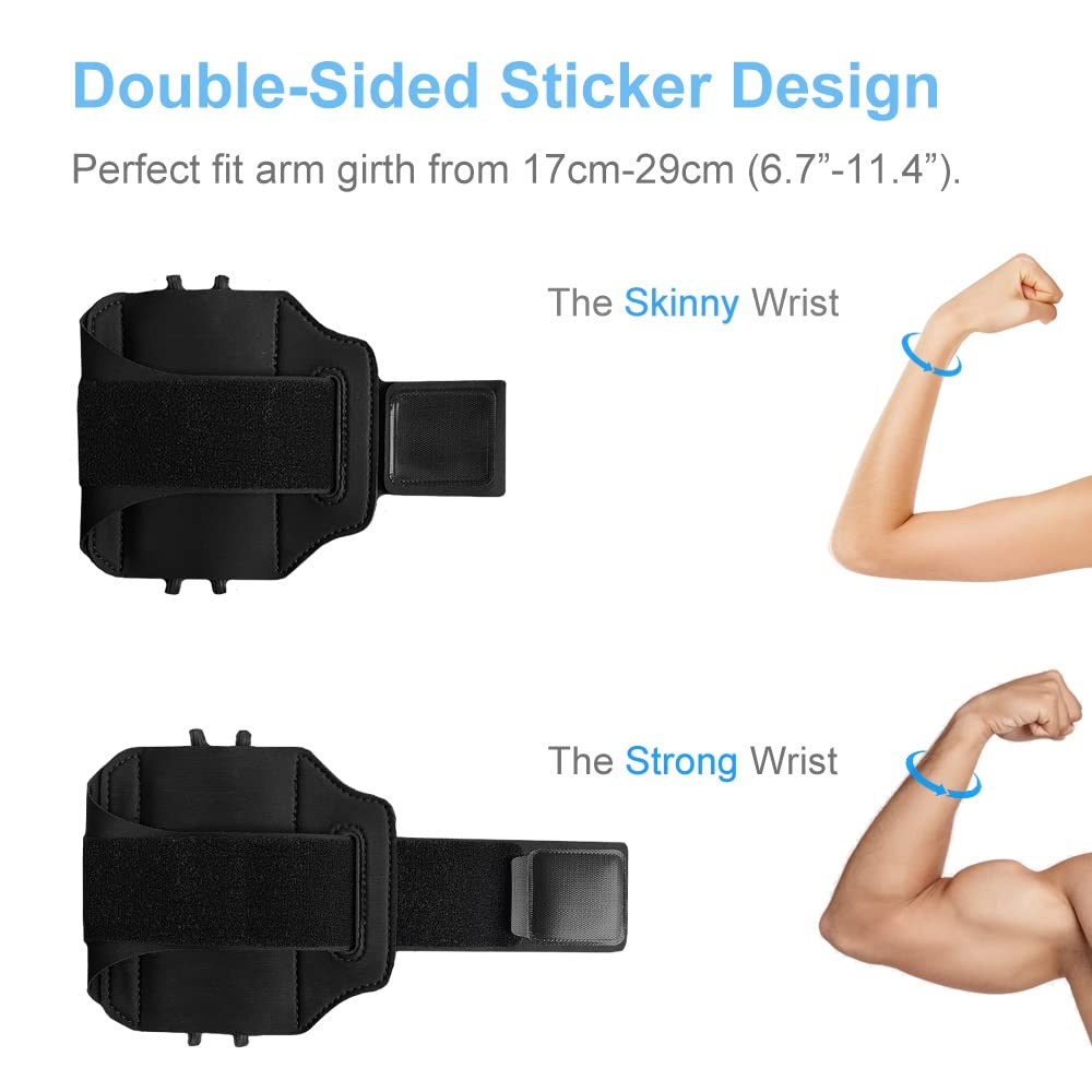 Sports Armband for iPhone 16/15/14/13/12 Pro Max & Samsung Galaxy S25/S24/S23 Ultra - Universal Phone Holder for 4.7