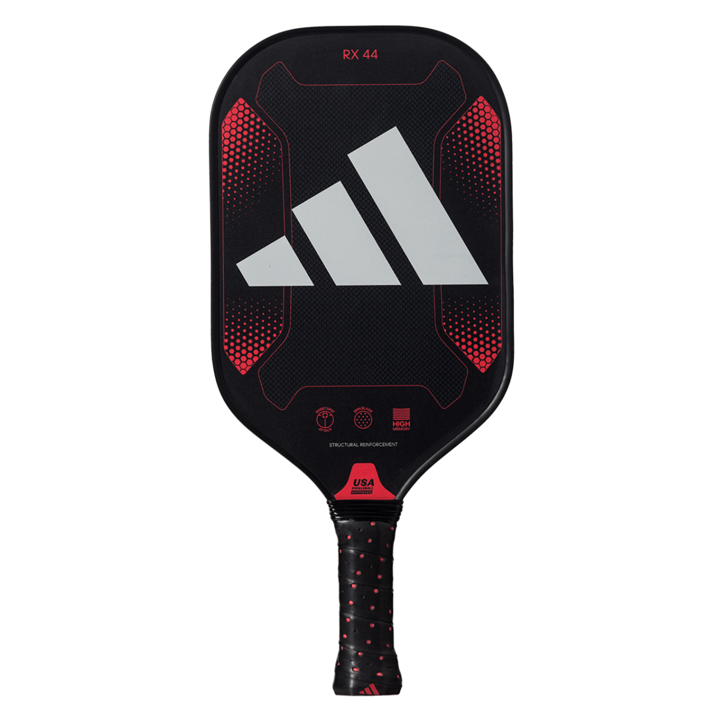 Adidas RX44 Premium Pickleball Paddle - Lightweight Carbon Fiber Paddle for Competitive Play - Perfect for Indoor & Outdoor Pickleball Tournaments and Recreational Games