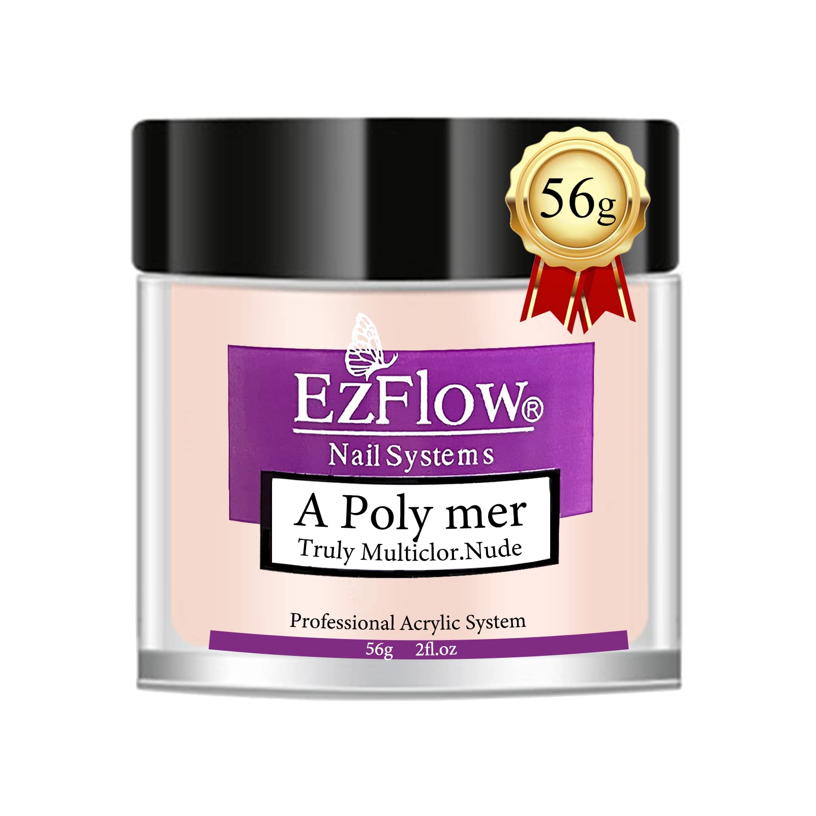 Nude Acrylic Nail Powder & Monomer Set (2oz/56g) - Professional Polymer for Acrylic Nail Extensions, Carving & Nail Art | Salon Quality DIY Manicure Kit for Home & Professional Use