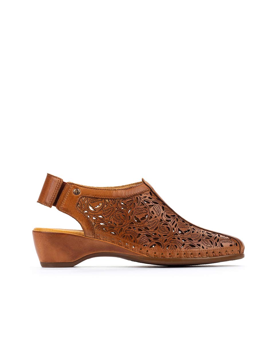PIKOLINOS Women's Leather Heels - Comfortable & Stylish Roman Sandals for Dressy Occasions, Weddings & Evening Events